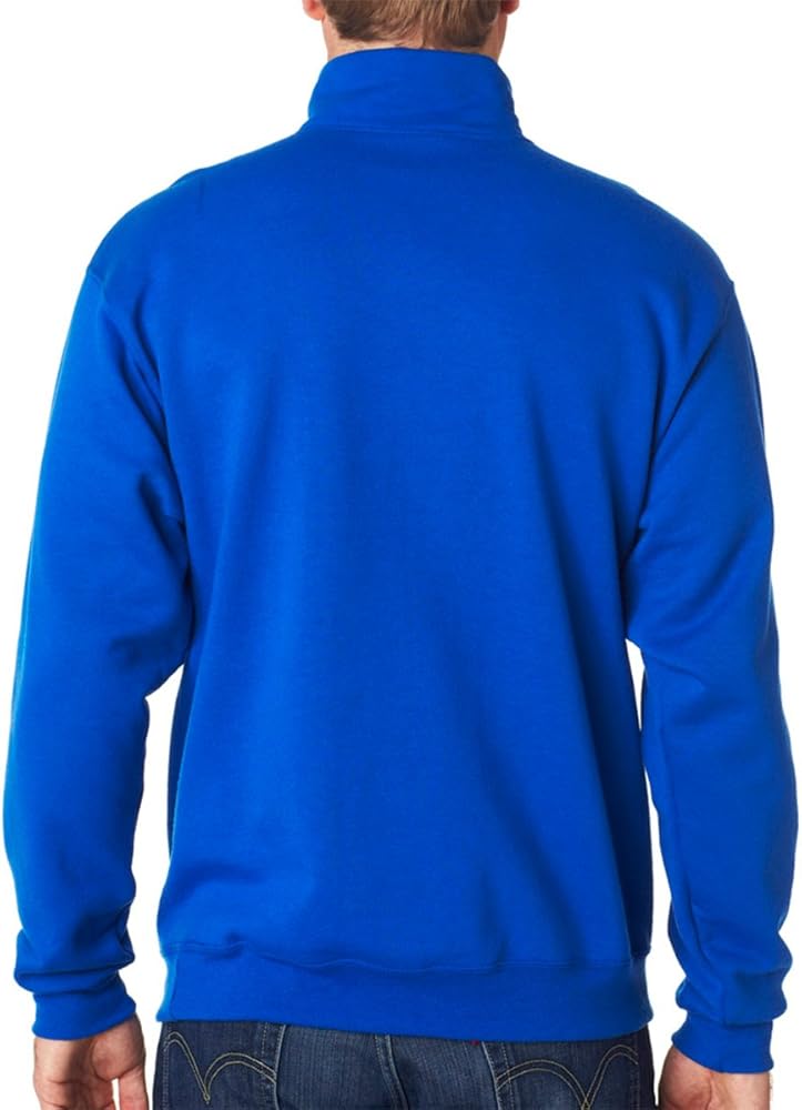 Quarter-Zip Cadet Collar Sweatshirt with NuBlend 50/50 Fabric by